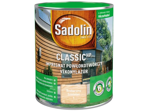 Sadolin Impregnat powłokotwórczy Classic HP bezbarwny 2,5L