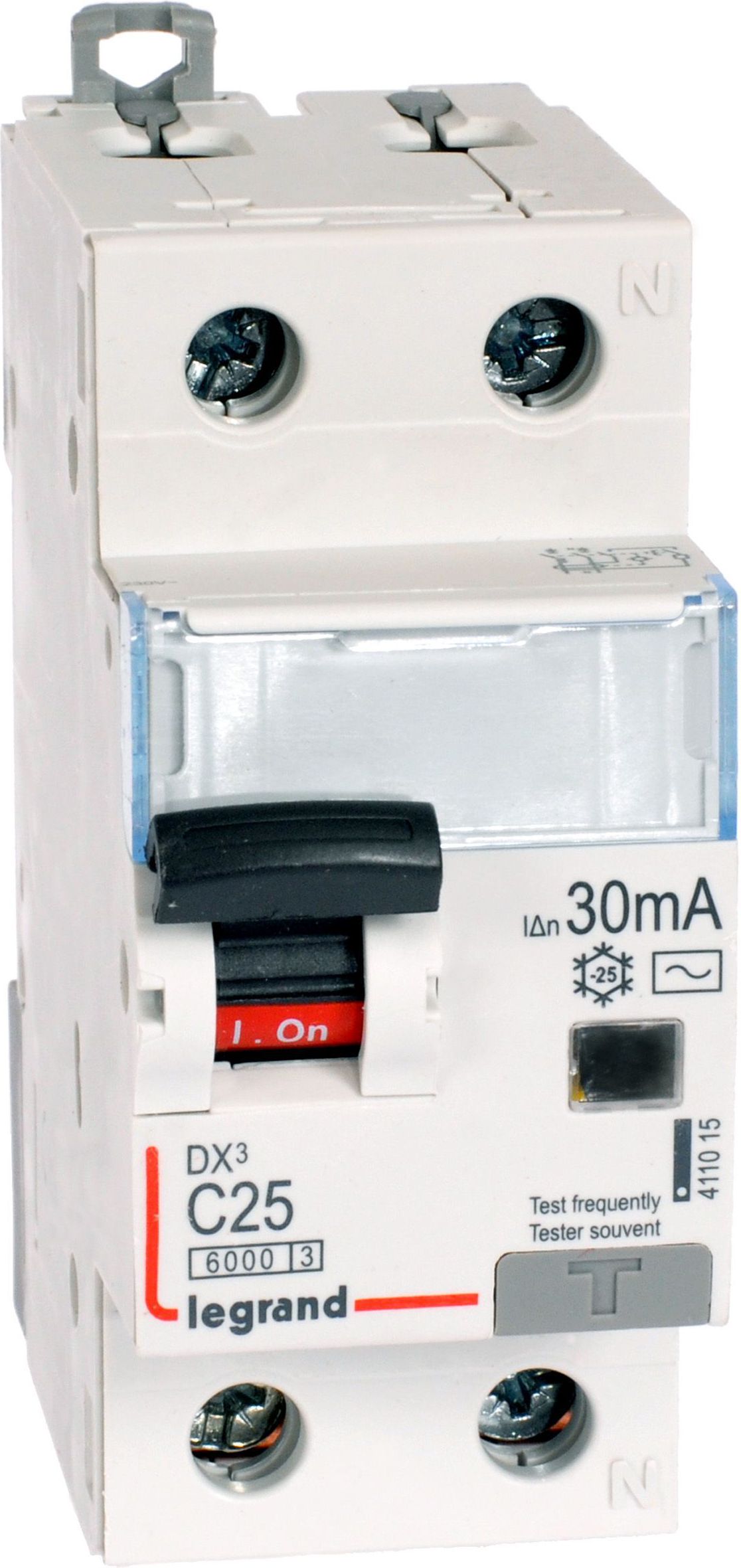 Legrand Wyłącznik różnicowo-nadprądowy 2P 25A C 0,03A typ AC P312 DX3 (411015)