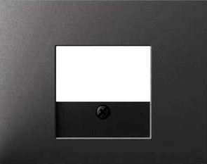 Hager Element centralny do gniazda TAE i głośnikowego z serii Berker antracyt mat - 10357006