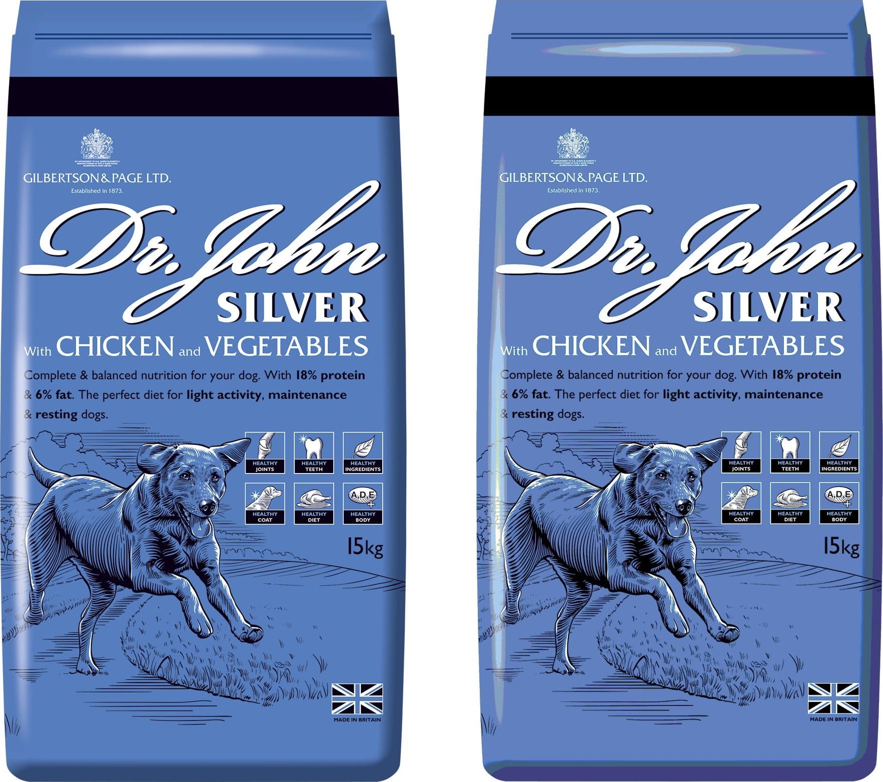 Dr John Silver Chicken with Vegetables DUO-PACK 30 kg (2x15 kg)