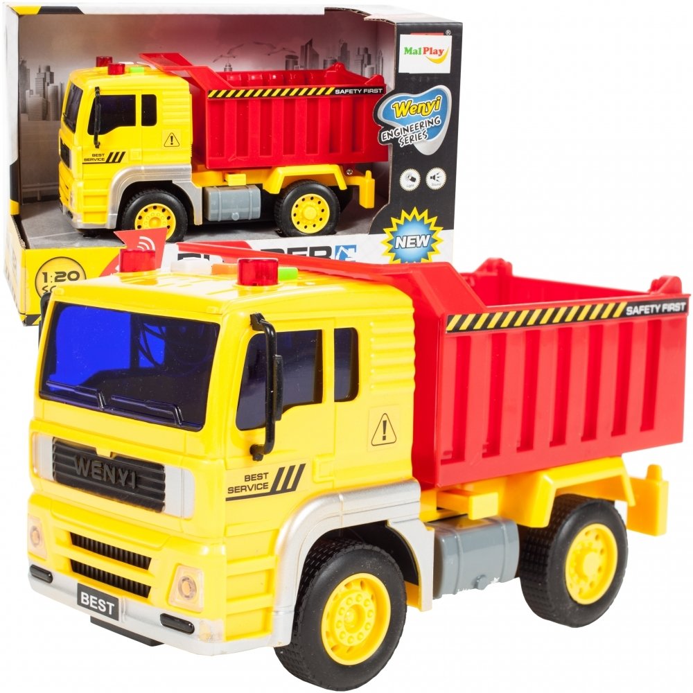 Auto Ciężarówka interaktywna z wywrotką skala 1:20