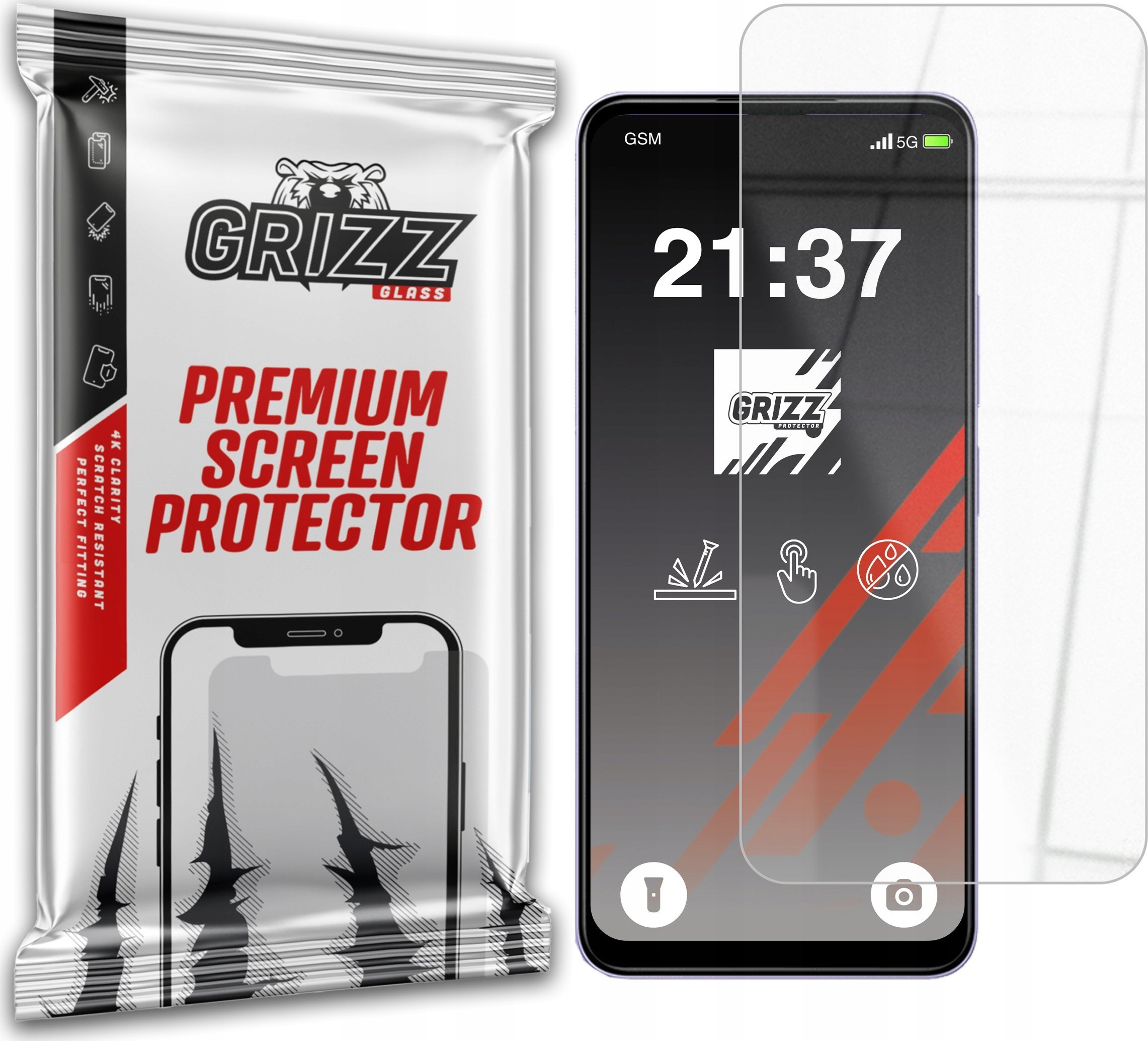 GrizzGlass Szkło hybrydowe GrizzGlass HybridGlass do Xiaomi Redmi 14R