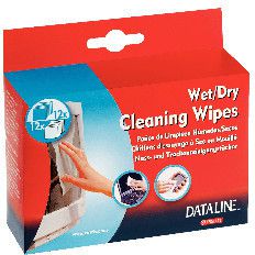 Esselte Chusteczki nawilżane i suche do czyszczenia ekranów 24 szt. (67120)