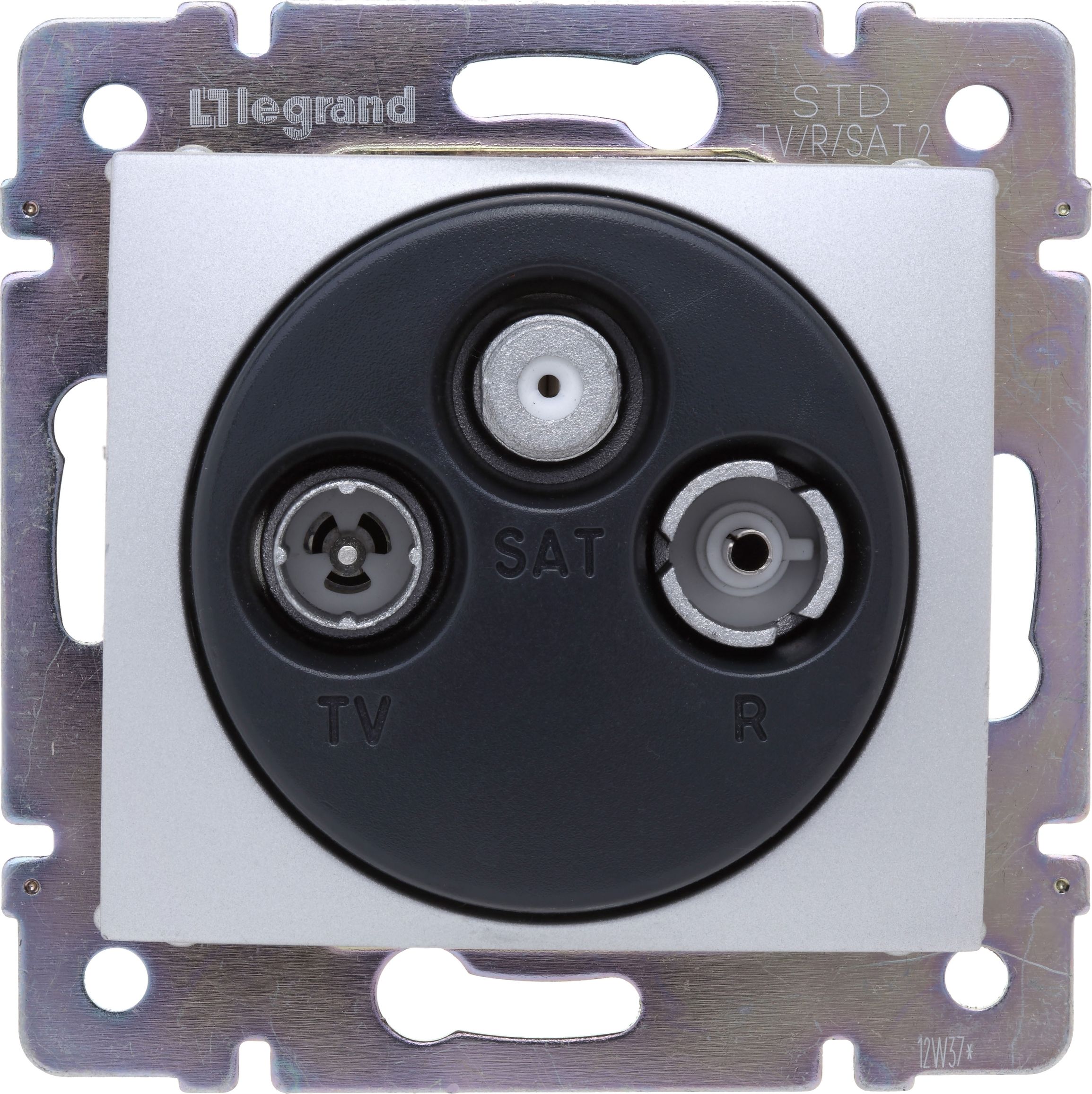 Legrand Gniazdo antenowe RTV/SAT końcowe aluminium (770136)