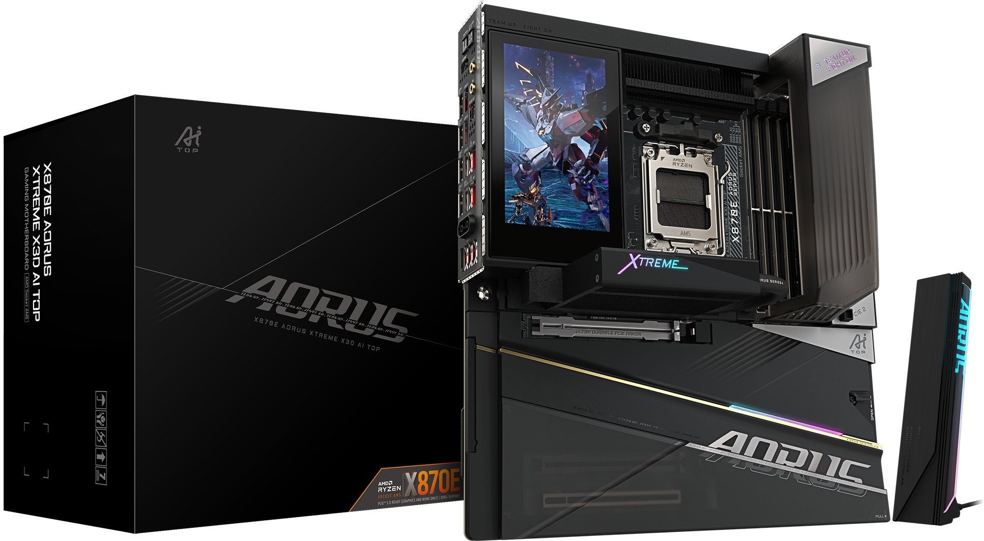 Płyta główna Gigabyte X870E AORUS XTREME X3D AI TOP AMD X870E Gniazdo AM5 Rozszerzone ATX