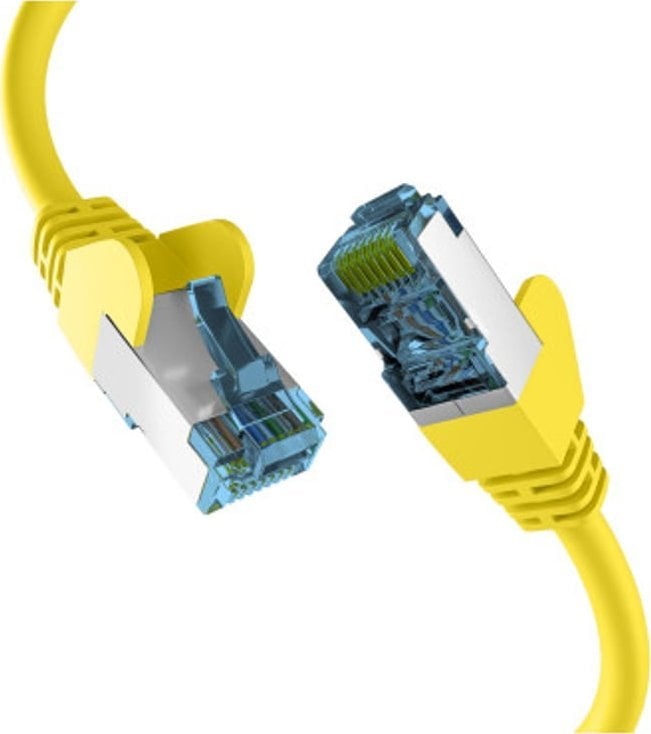 EFB EFB RJ45 PATCHKABEL mit CAT7 ROHKABEL GELB 0.15m