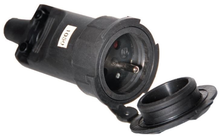 Pawbol Gniazdo przenośne gumowe z/u 16A 250V IP65 (D.3149)