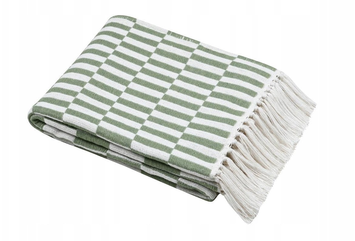 Koc z frędzlami, SWEETLOVE, 125 x 150 cm