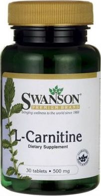 Swanson L-Karnityna 500mg 30 tabl. SWA/389