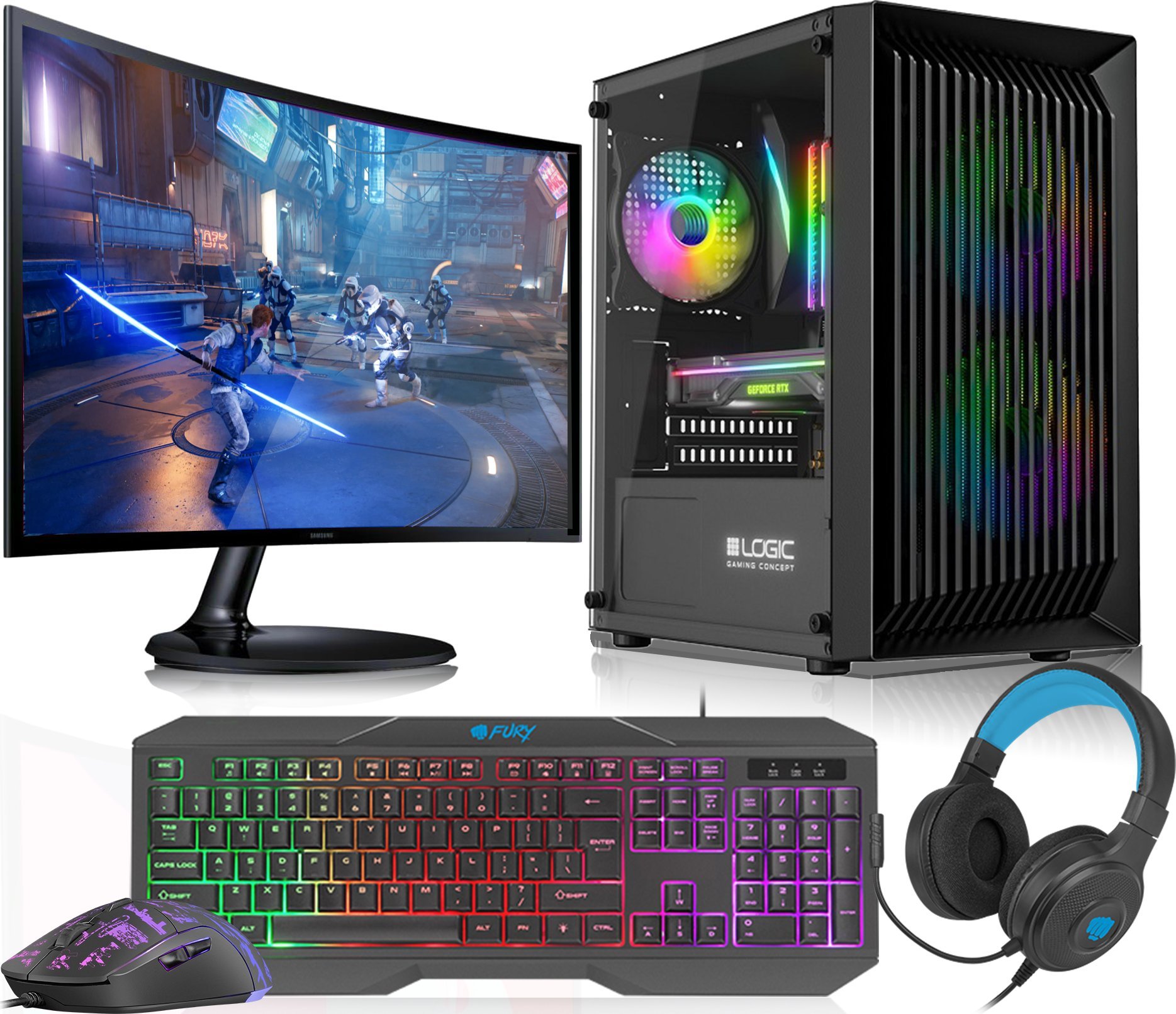 Komputer Vist ZESTAW R5 5600G 16GB RX VEGA SSD 1TB Win 11 LCD 24"