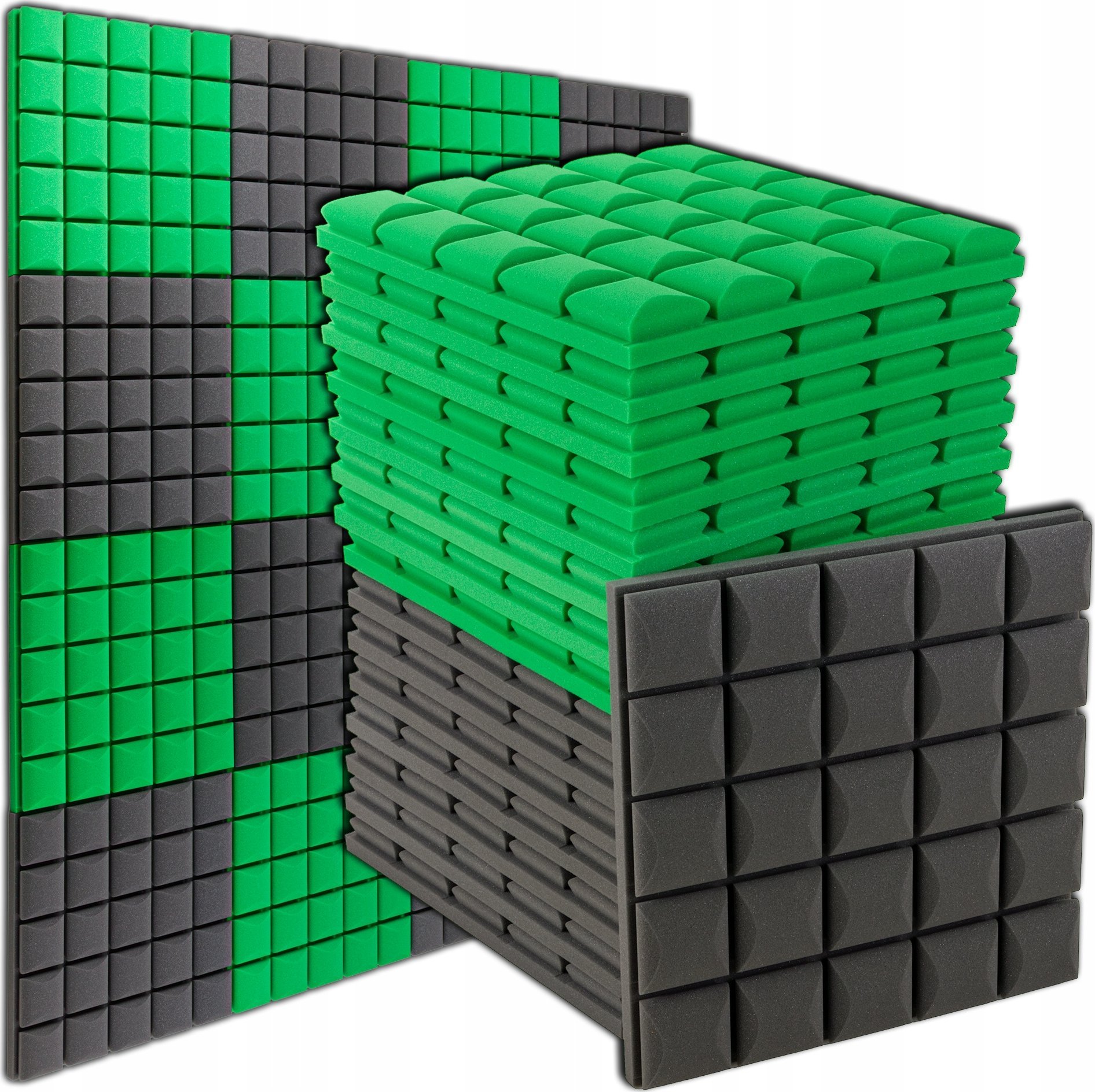 Panele ścienne dekoracyjne kasetony sufitowe akustyczna echo pogłos gąbka