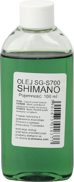 Olej Shimano do piast wielobiegowych Alfine SG-S700, zielony, 100 ml