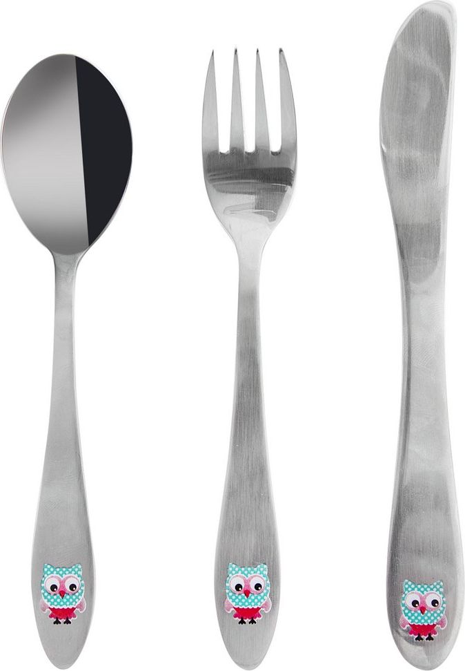 Orion Sztućce dla dzieci srebrne 3 elementy