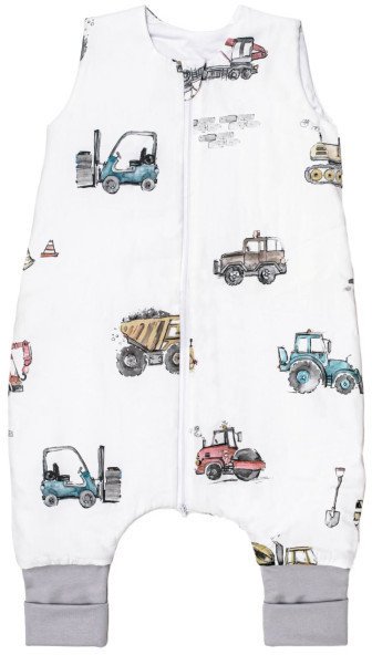 Śpiworek do spania z nogawkami całoroczny - 1,75 TOG do 4 lat Maszyny