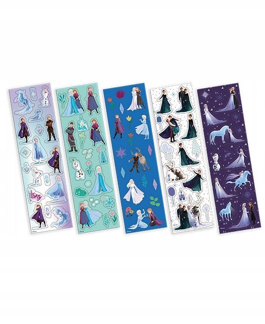 Zestaw naklejek / Kraina Lodu / Frozen / Elsa / Anna / 58 szt.