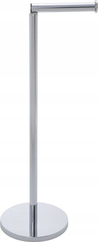 Wenko Stojak na papier toaletowy z uchwytem, kolor srebrny - 2w1, WENKO