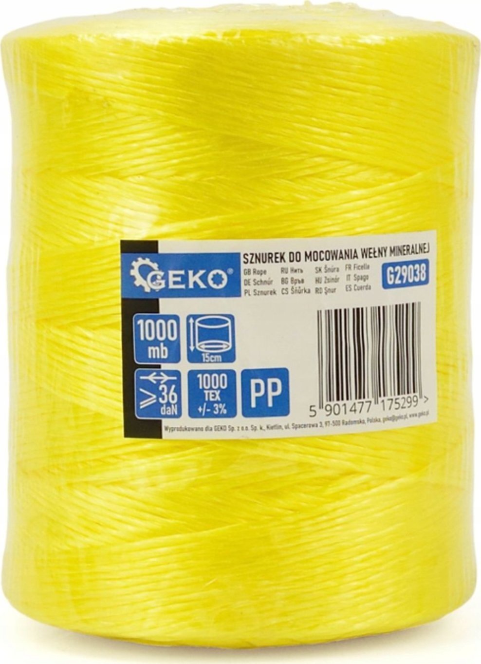 Geko Sznurek do mocowania wełny mineralnej 1000m (16)