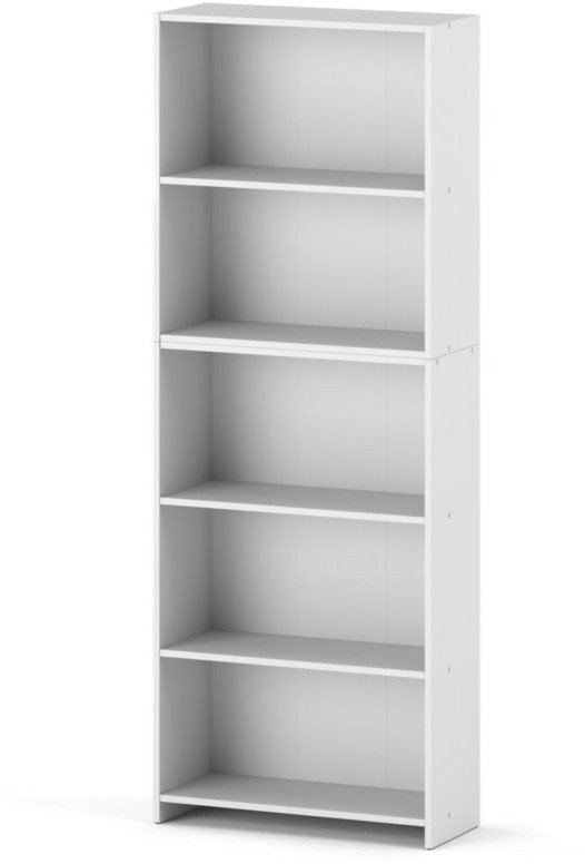 Regał Na Książki Zabawki Dla Dzieci 70cm Pella Szafka Segregatory Biały