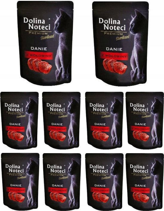 Dolina Noteci Dolina Noteci Premium Sterilised Wołowina 10x85 g