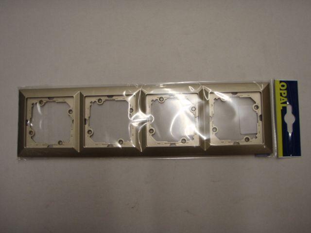 Opal Ramka 4-krotna opal/perła satyna