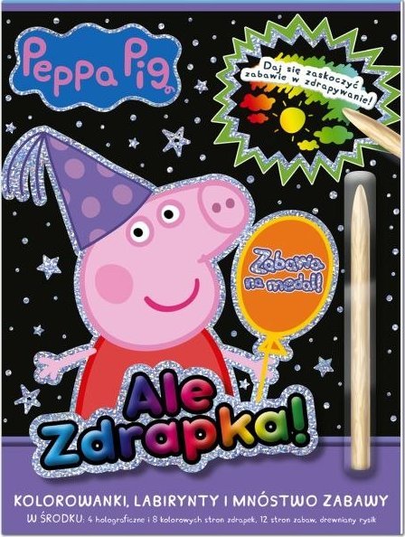Wydrapywanka MSZ Świnka Peppa- Ale zdrapka