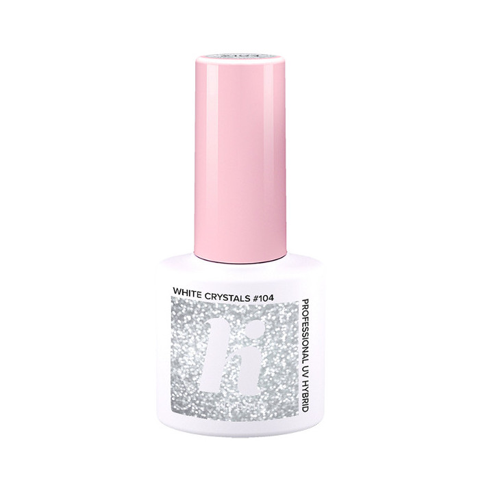 Hi Hybrid Lakier hybrydowy 104 White Crystals 5ml