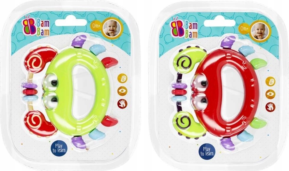 BamBam BAM BAM GRZECHOTKA KRABIK 17X20 MIX2 B/C 96/192