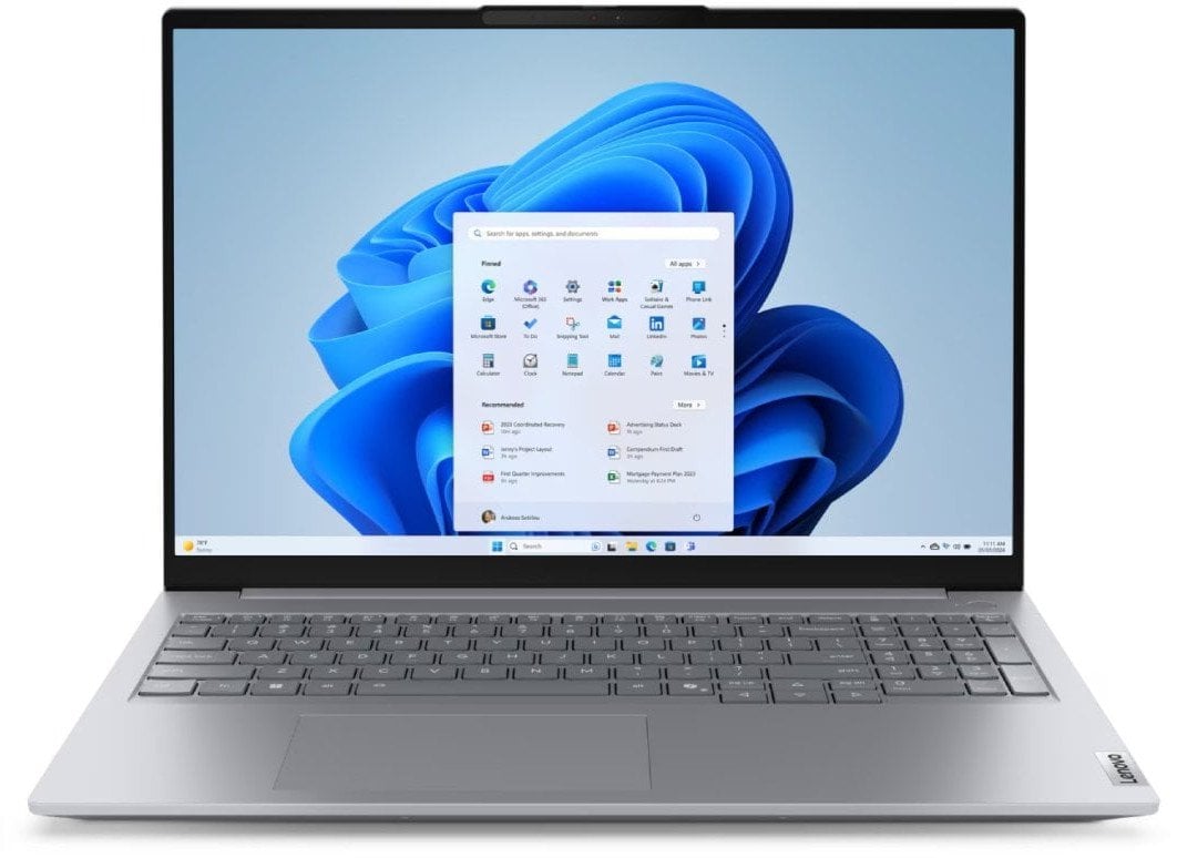 Laptop Lenovo ThinkBook 16 G8 IAL Core Ultra 7 255H / 64 GB / 1 TB / 60 Hz / Windows 11 Pro (21SK009RPB)