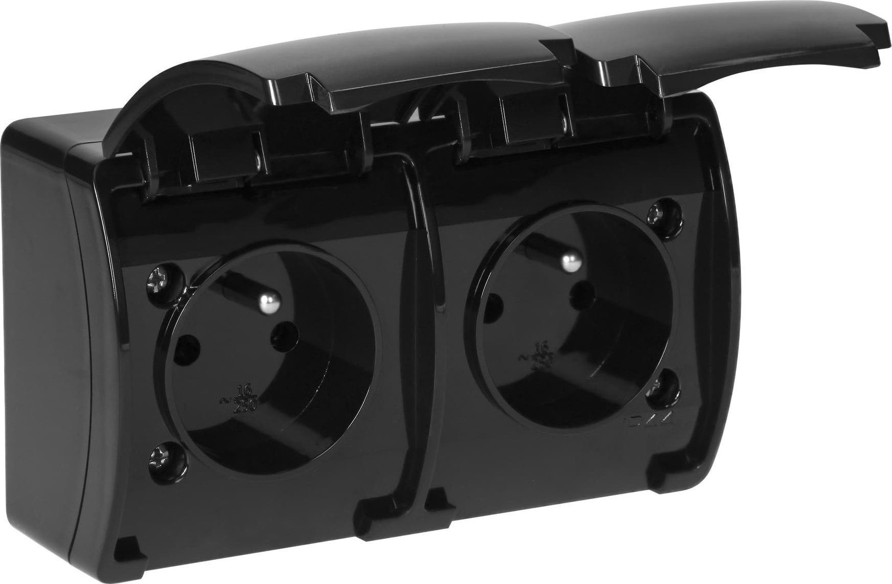 Orno ORNO GNIAZDO PODWÓJNE 2x2P+Z AQUATIC