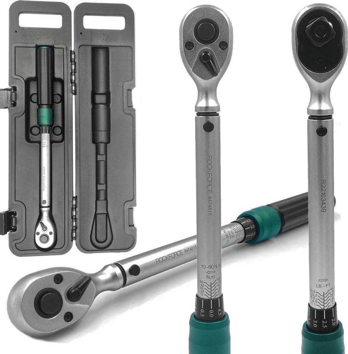 Rockforce ROCKFORCE KLUCZ DYN. 1/2" 10- 60Nm PREMIUM