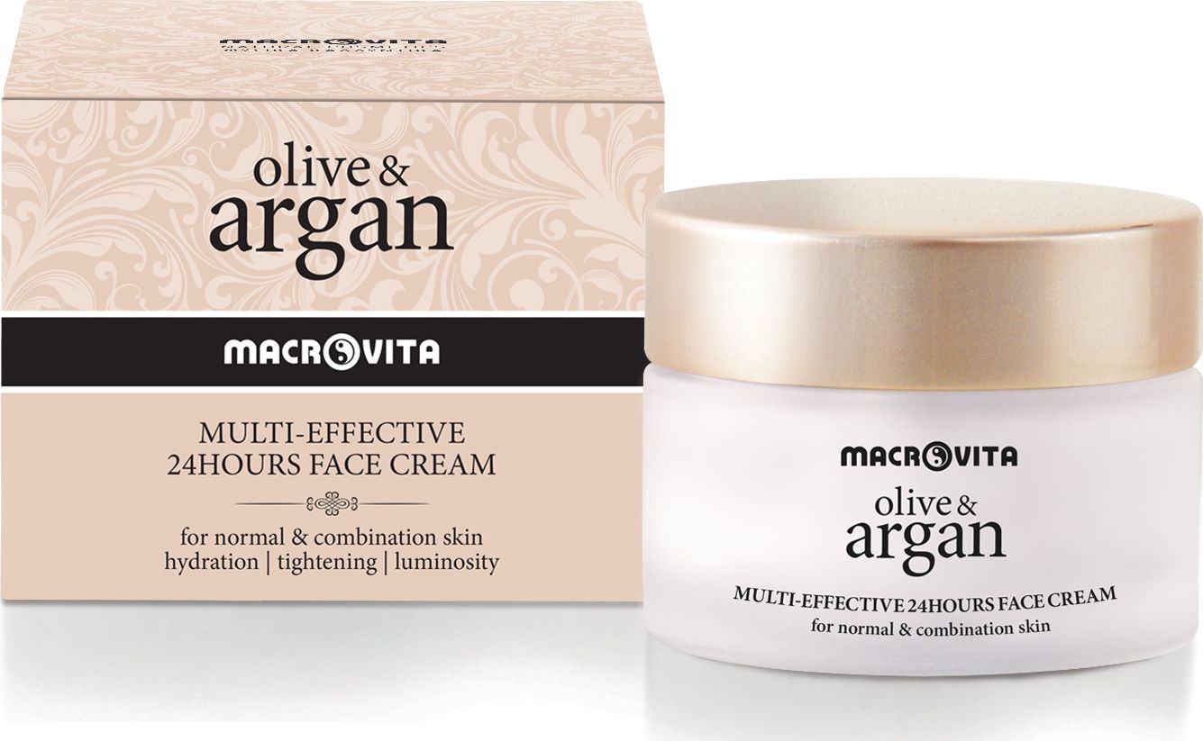 Macrovita OLIVE & ARGAN MULTI-EFFECTIVE 24-godzinny krem do cery normalnej i mieszanej 50ml