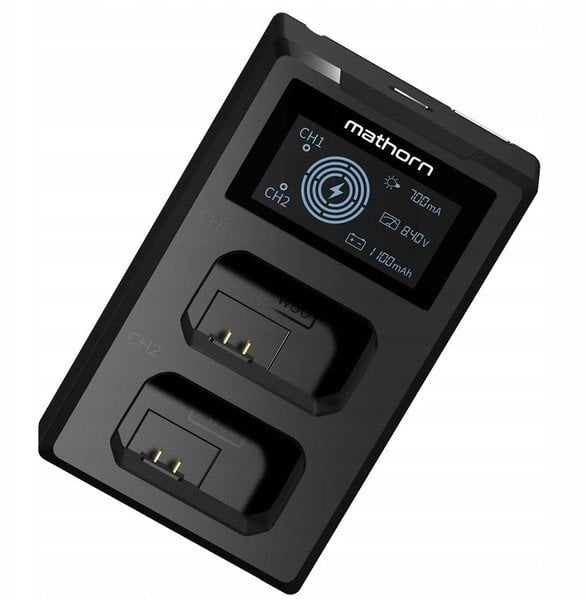 Ładowarka dwukanałowa Mathorn MBC-D120 USB-C do Sony NP-FW50