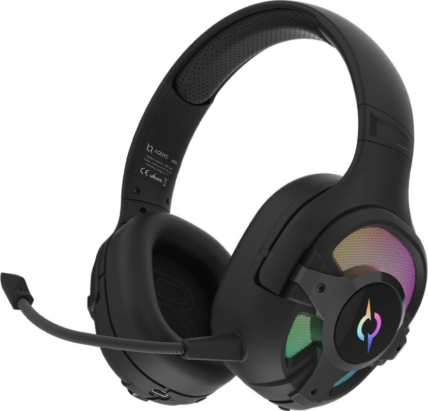 Słuchawki AQIRYS Ara Czarne (AQI-GA-HP-7)