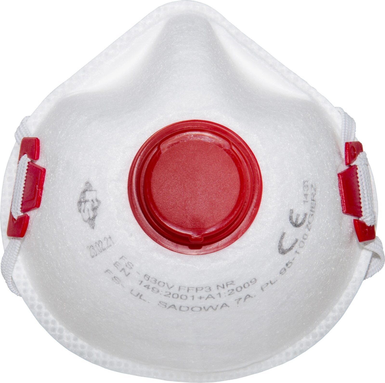 PRO Półmaska filtrująca fs-630v ffp3 nr , kpl 3 szt (zaworek),ce