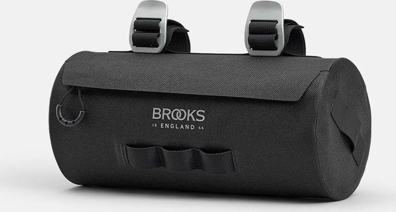 Brooks Torba na kierownicę BROOKS SCAPE HANDLEBAR POUCH, Black, Pojemność 3L, Mocowanie na paskach, Wodoodporna (NEW)
