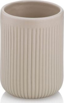 Kela Kubek na szczoteczki do zębów, ceramika, śred. 7,5 x 10 cm, beżowy / Kela