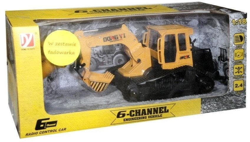 Koparka zdalnie sterowana z ładowarką