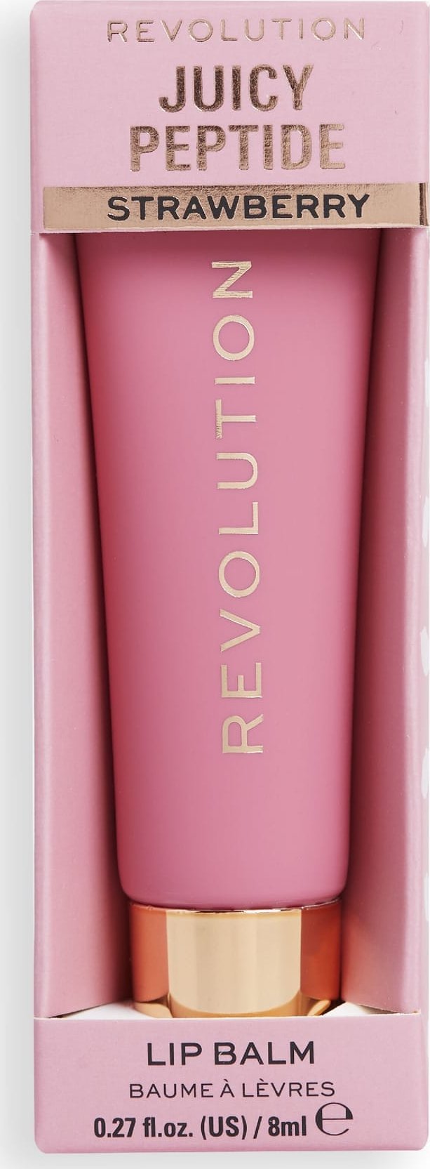MAKE UP REVOLUTION REVOLUTION Juicy Peptide Balsam-błyszczyk do ust Strawberry 8 ml