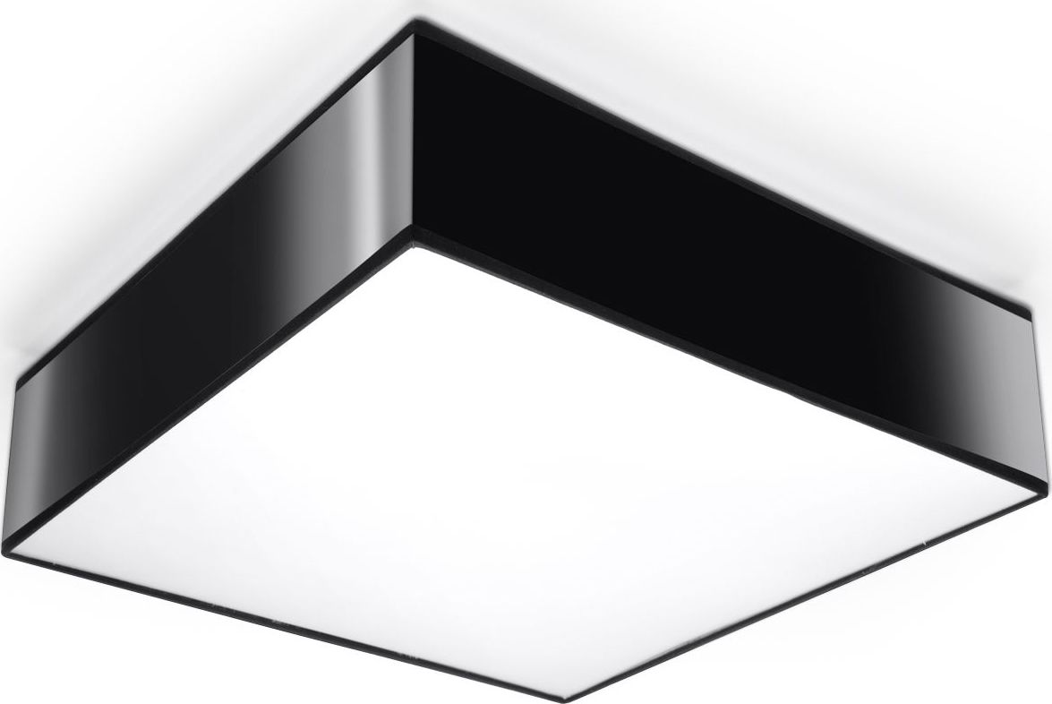 Lampa sufitowa Lumes Nowoczesny kwadratowy plafon E796-Horux - czarny