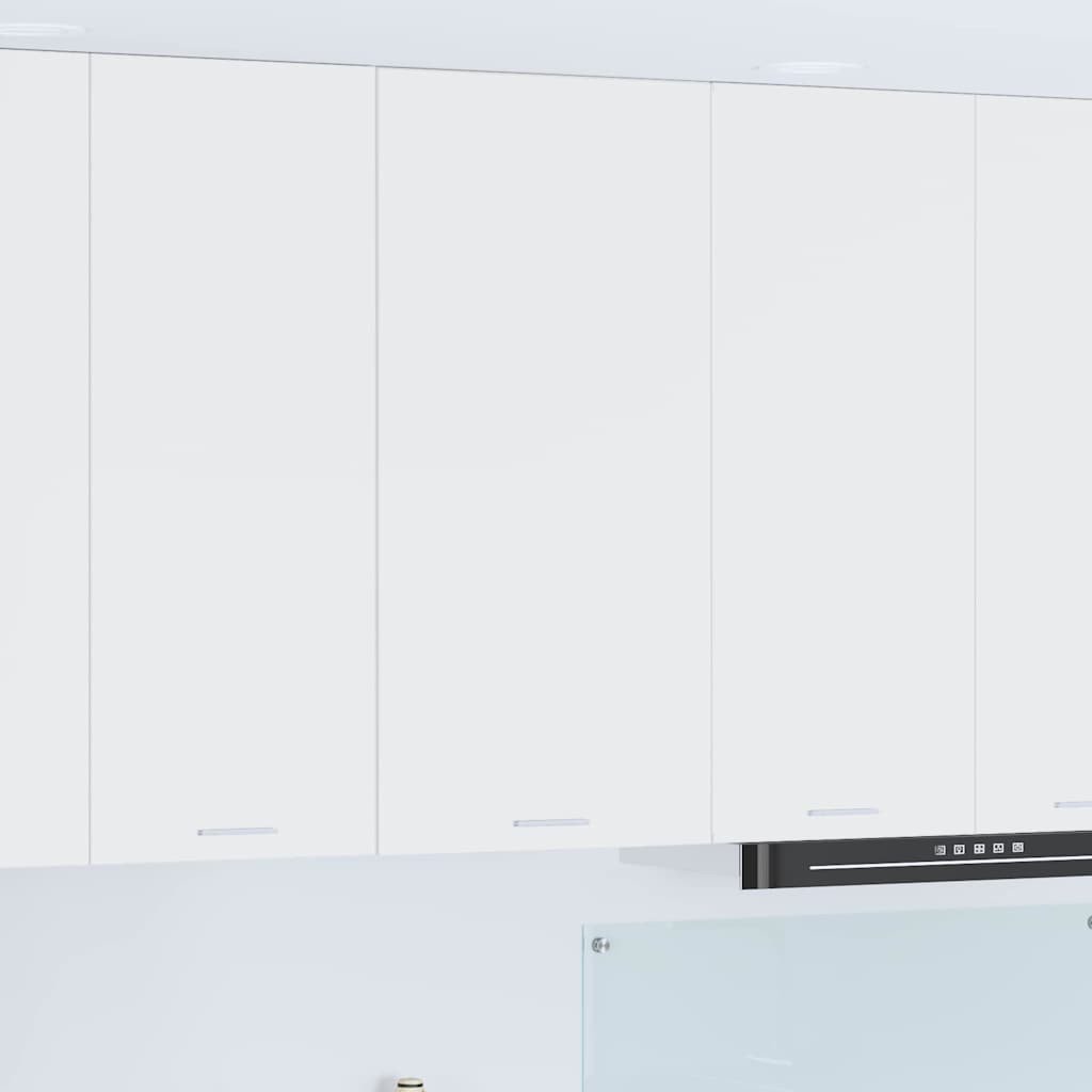 vidaXL Szafka wisząca z półką z drzwiami Riga Biały 50 x 31 x 100 cm