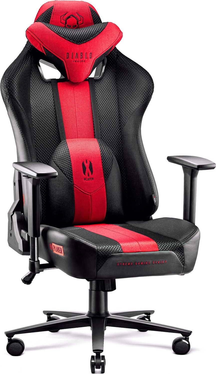 Fotel Diablo Chairs X-Player 2.0 Normal Size Karmazynowo-antracytowy