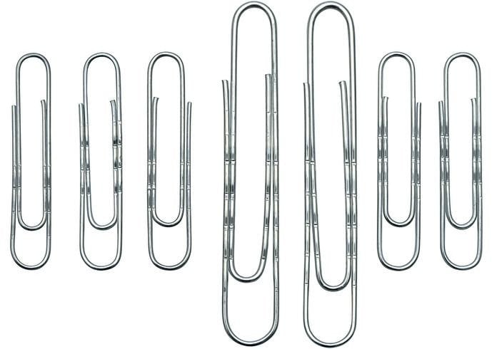 WEDO Aktenklammern 77 mm gewellt glanzverzinkt. 100 St.