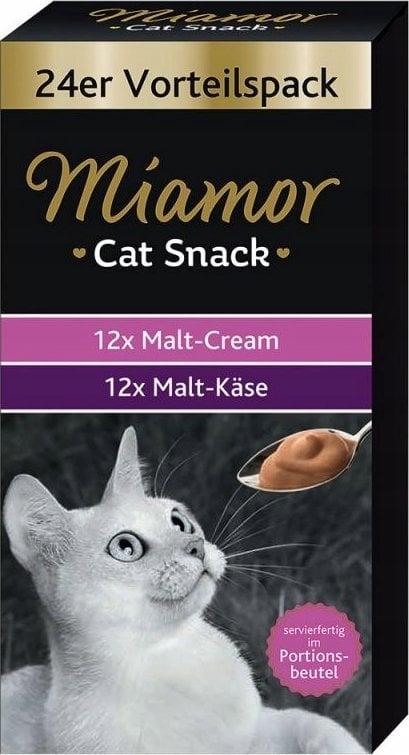 Miamor MIAMOR Cream Malt Pasta odkłaczająca 24x15g MIX
