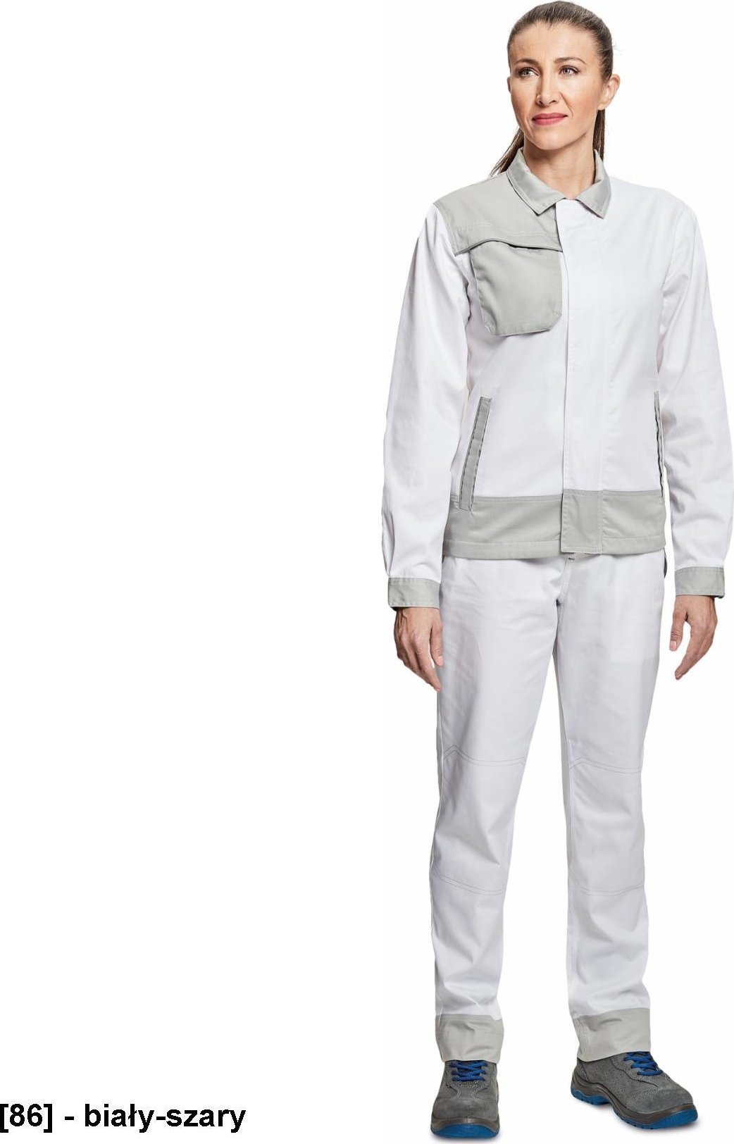 CERVA MONTROSE LADY - kurtka - biały-szary 34