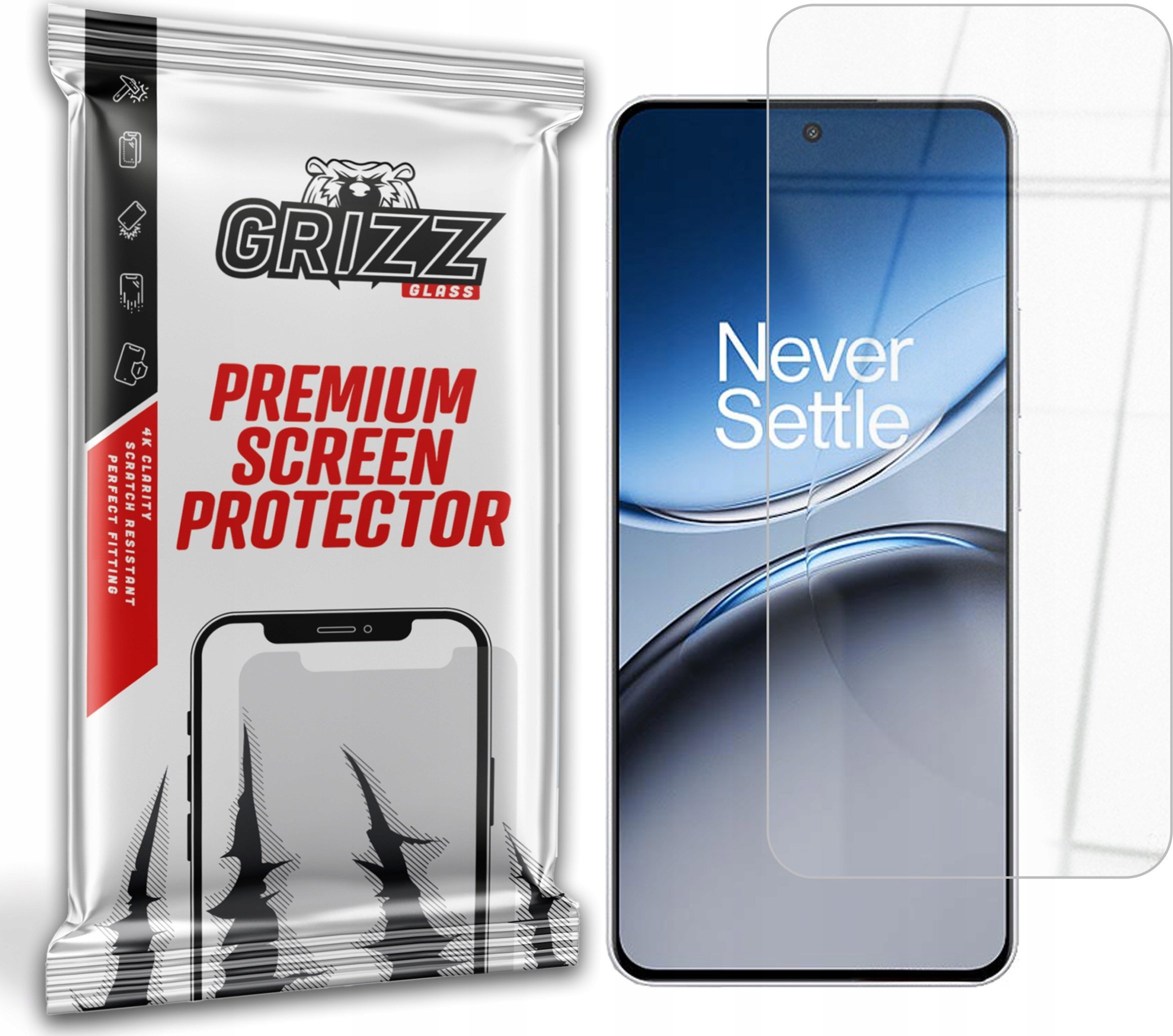 GrizzGlass Szkło hybrydowe GrizzGlass HybridGlass do OnePlus Nord 4