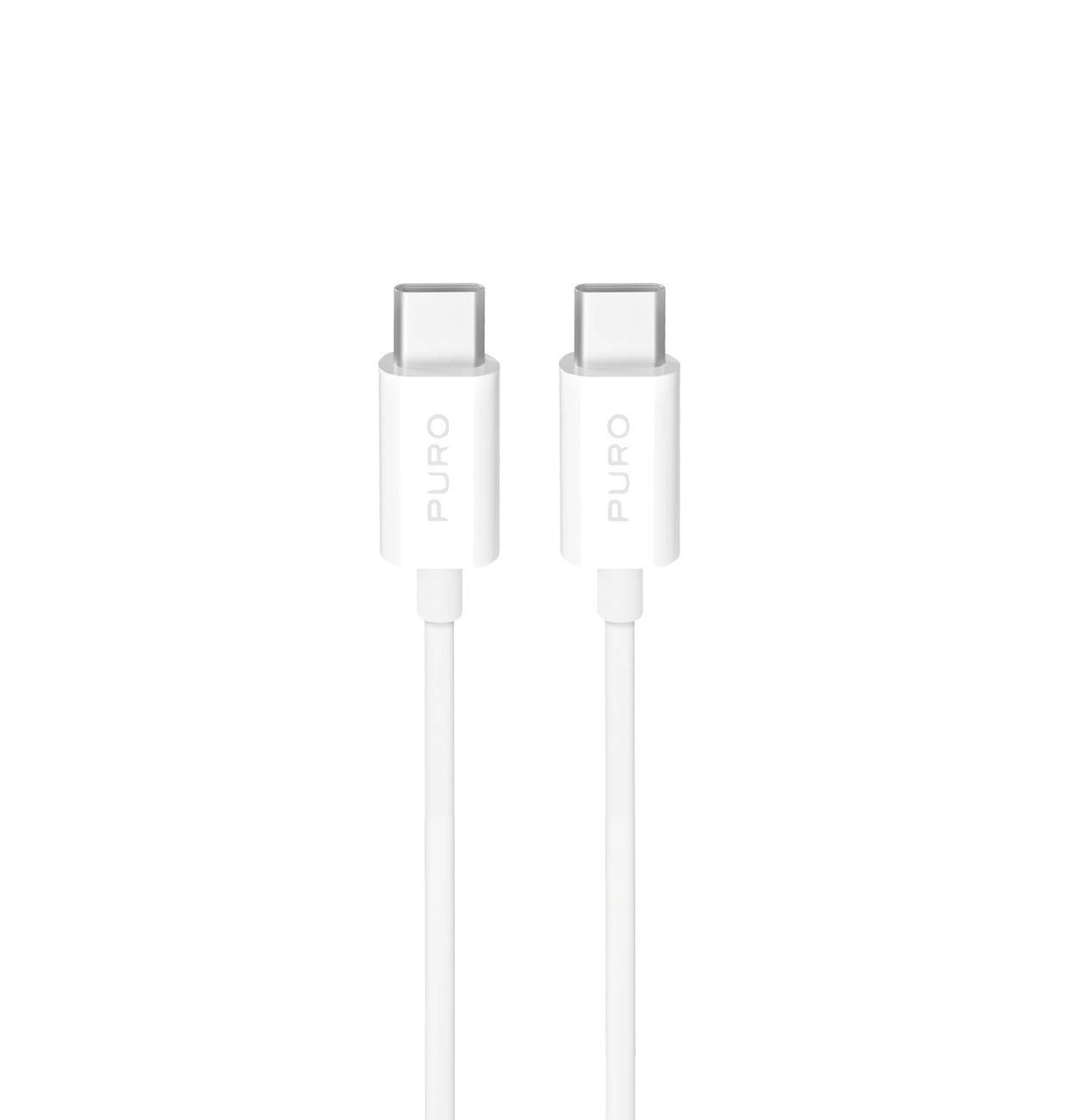 Kabel USB Puro USB-C - USB-C 3 m Biały (8018417498794)