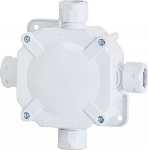 F-Elektro Puszka hermetyczna F11 z zaciskiem - szara IP67