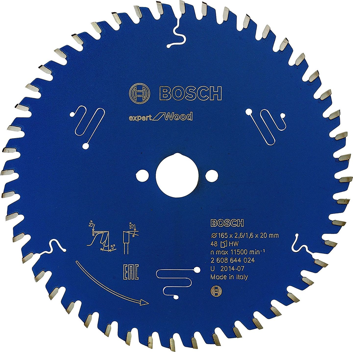 Bosch circular saw blades - various types