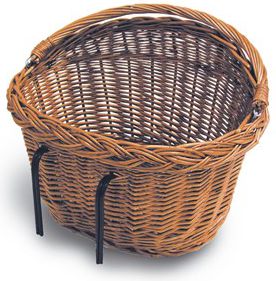 Basil Kosz na kierownicę/bagażnik DETROIT mocowanie na haki, wiklinowy brązowy (BAS-15021)