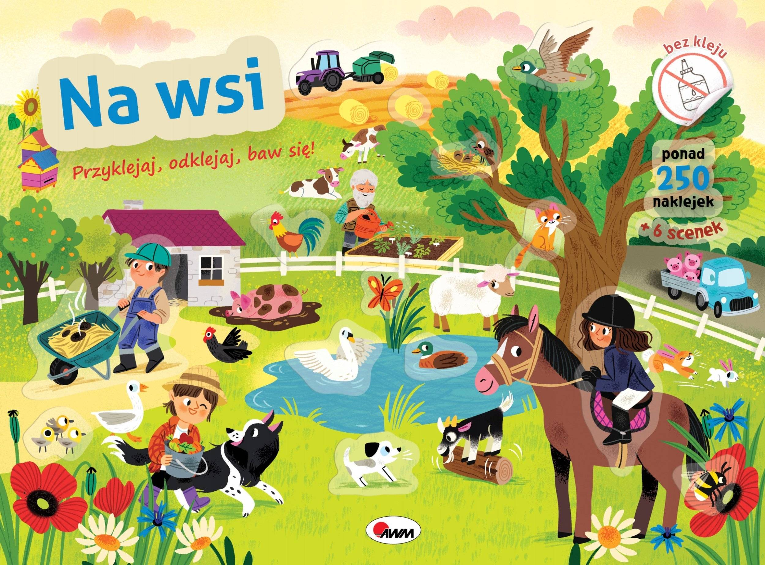 Przyklejaj odklejaj Baw się! Na wsi 15987